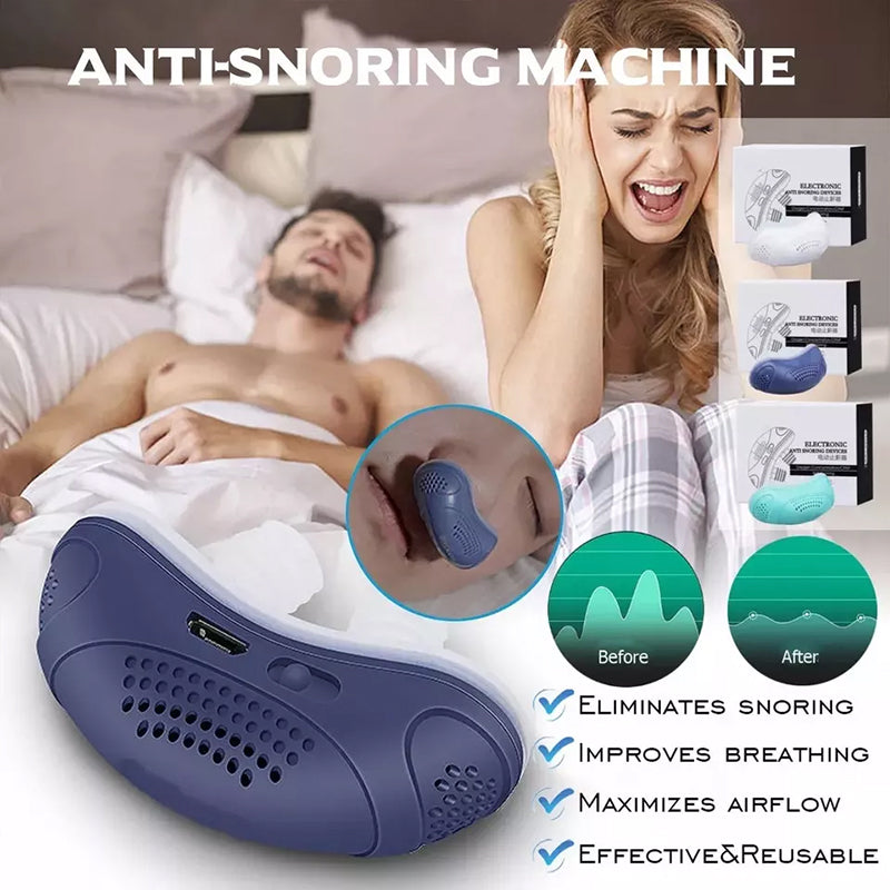 Electric stop snoring device