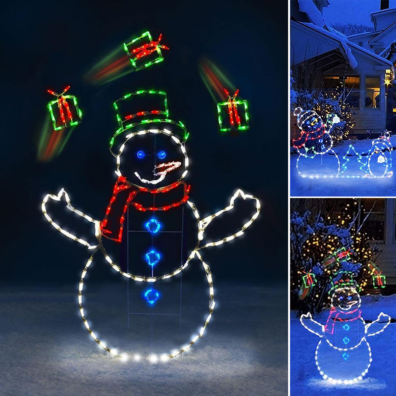 The Playful Animated Snowball Light