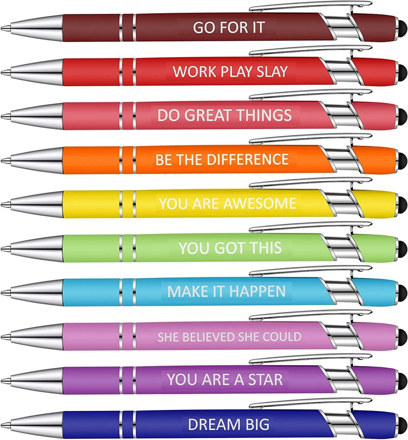 10 pcs Funny Office Pens(Black Ink)