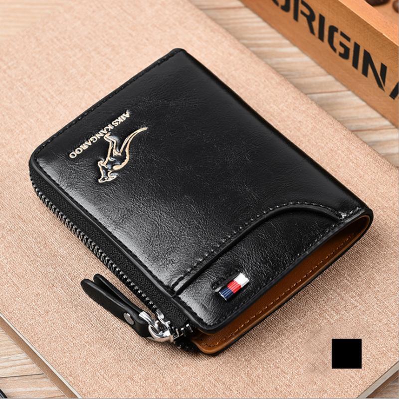 Kangaroo Men’s RFID Blocking Wallet, Multi-function Credit Card Holder