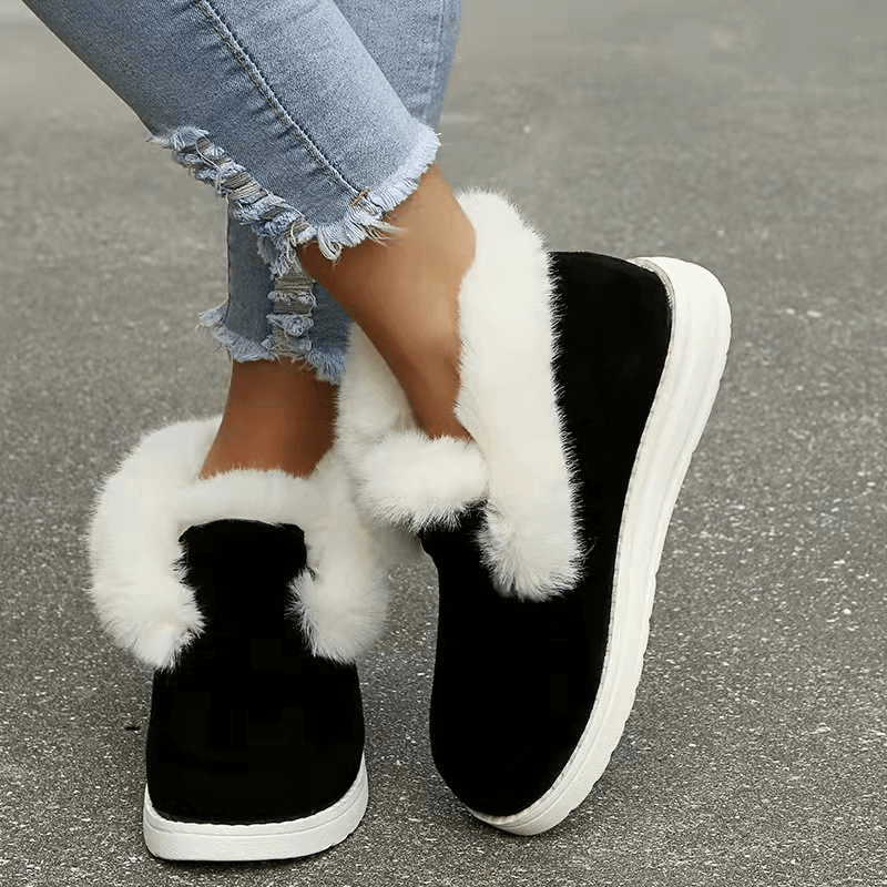 Soft-soled Plush Anti-slip Low-top Boots