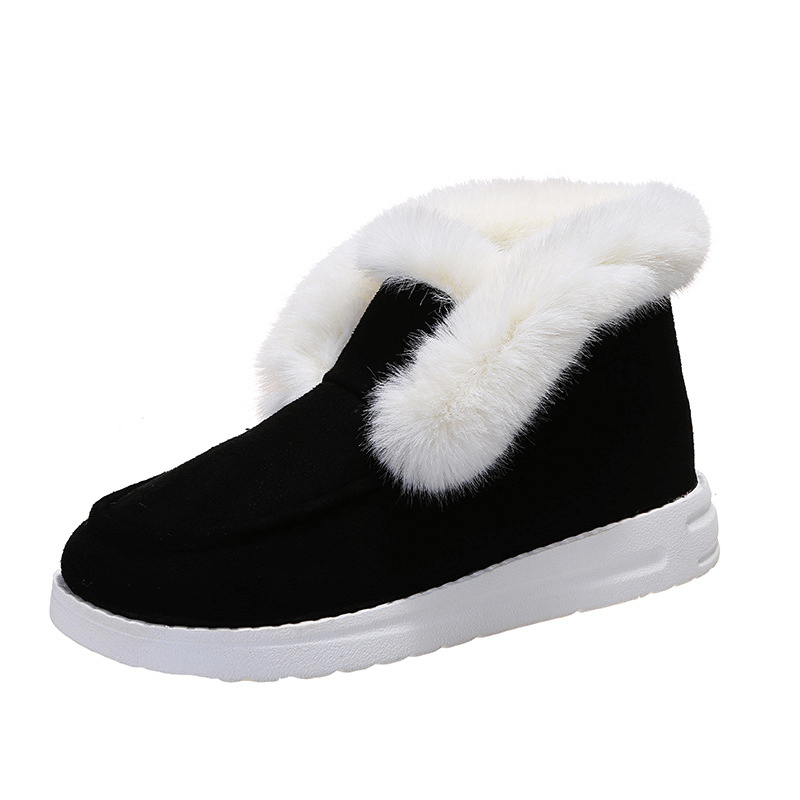 Soft-soled Plush Anti-slip Low-top Boots
