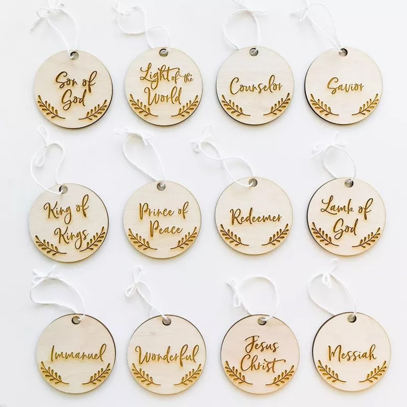 Names Of Jesus Christ Ornaments