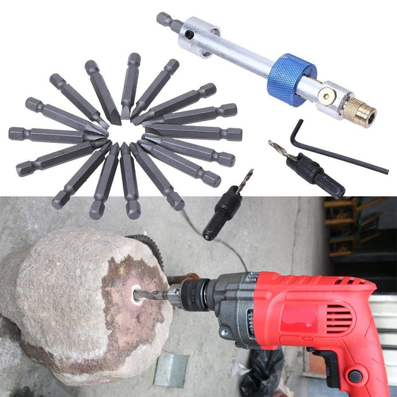 20 Pcs Drill Driver Screwdriver Set -High Speed Alloyed Steel