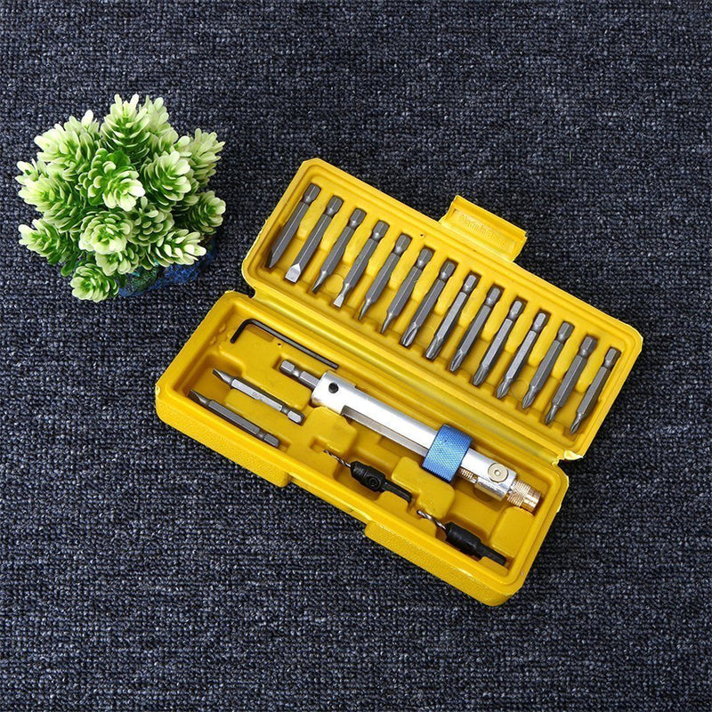 20 Pcs Drill Driver Screwdriver Set -High Speed Alloyed Steel